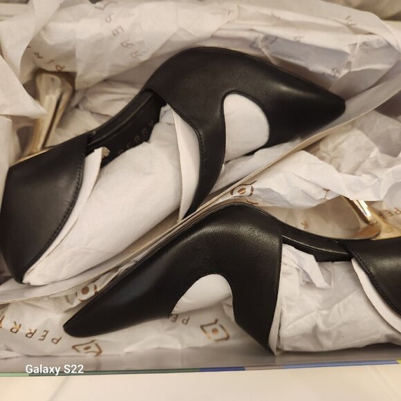 Katy Perry Asymmetrical Strap Pumps - The Swerve in Black. NIB. Size Various - Picture 10 of 10